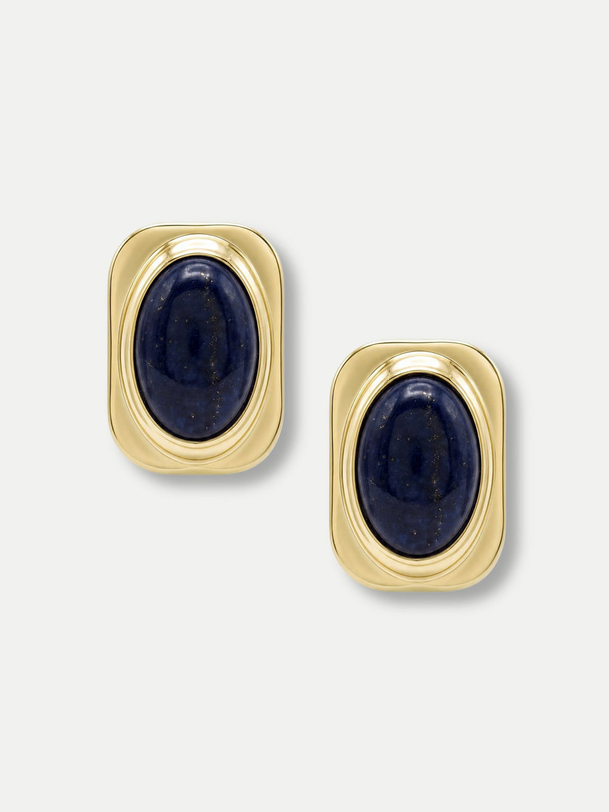 Lapis Post Earring