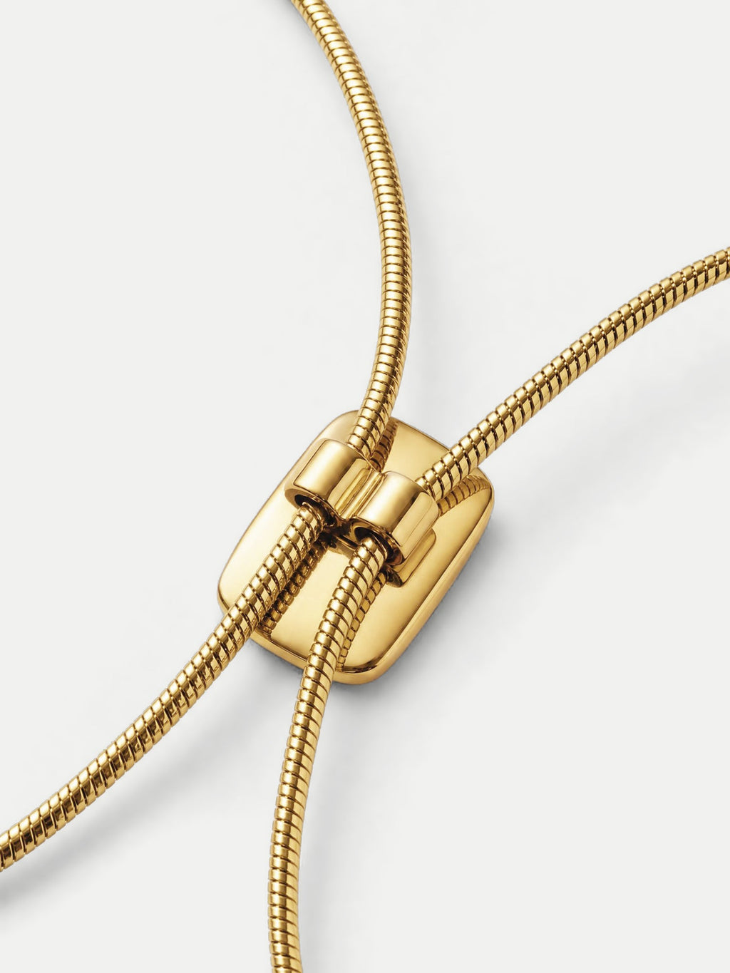Bolo en cabochon d'œil-de-tigre