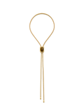 Bolo en cabochon d'œil-de-tigre
