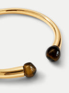 Collier à col ouvert en œil de tigre
