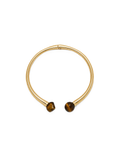 Collier à col ouvert en œil de tigre