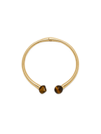 Collier à col ouvert en œil de tigre