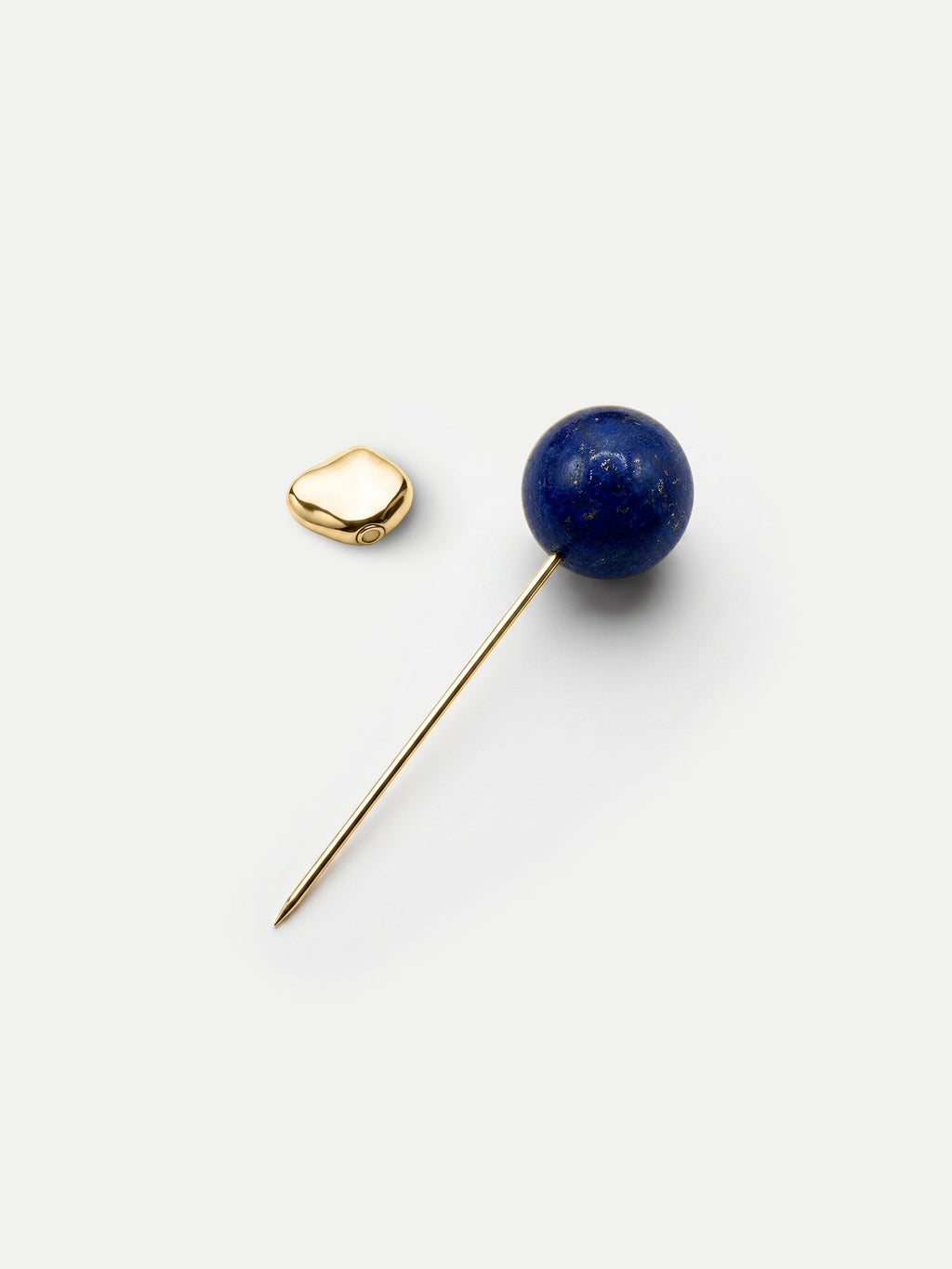 Lapis Pin Brooch