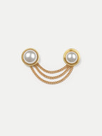 Pearl Chain Brooch