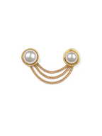 Pearl Chain Brooch