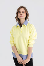 Striped Shirt Sweatshirt