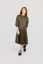 Ensemble tricot pour bébé fille avec col à nœud