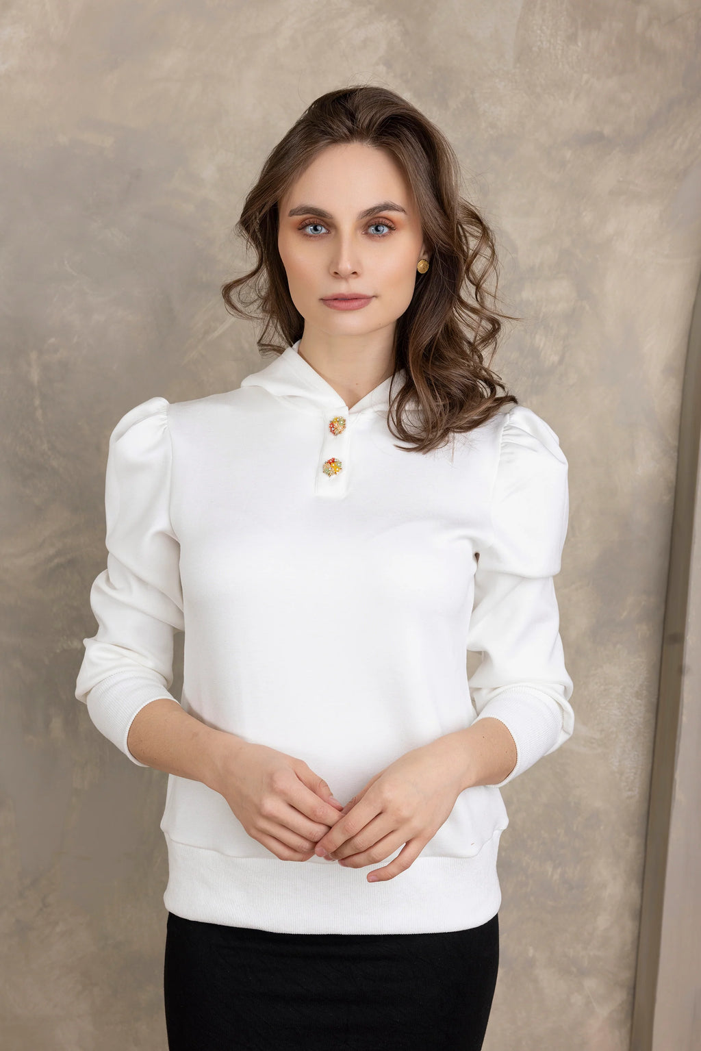 Flower Jewel Sweatshirt