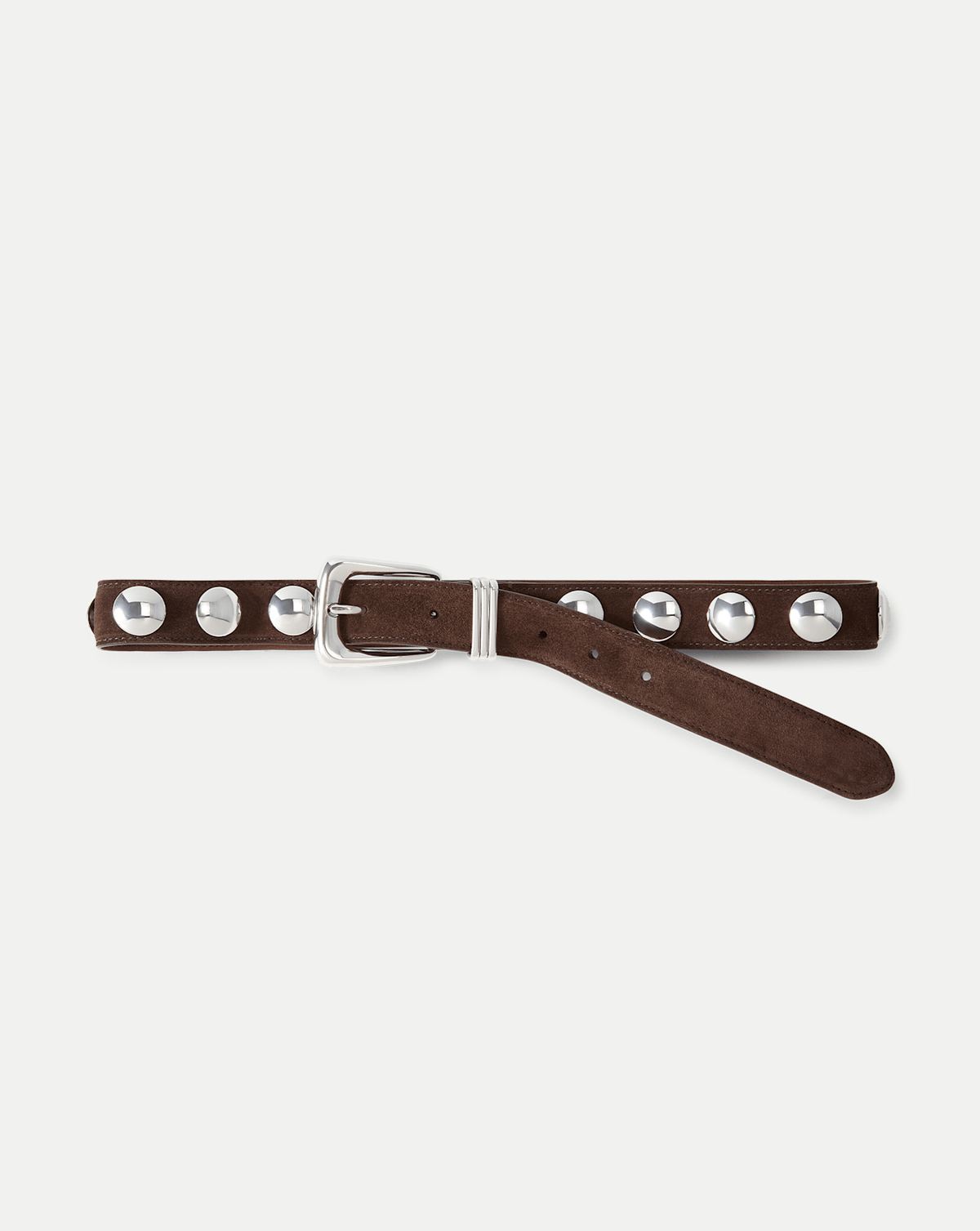 Arch Suede Studded Belt