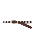 Arch Suede Studded Belt