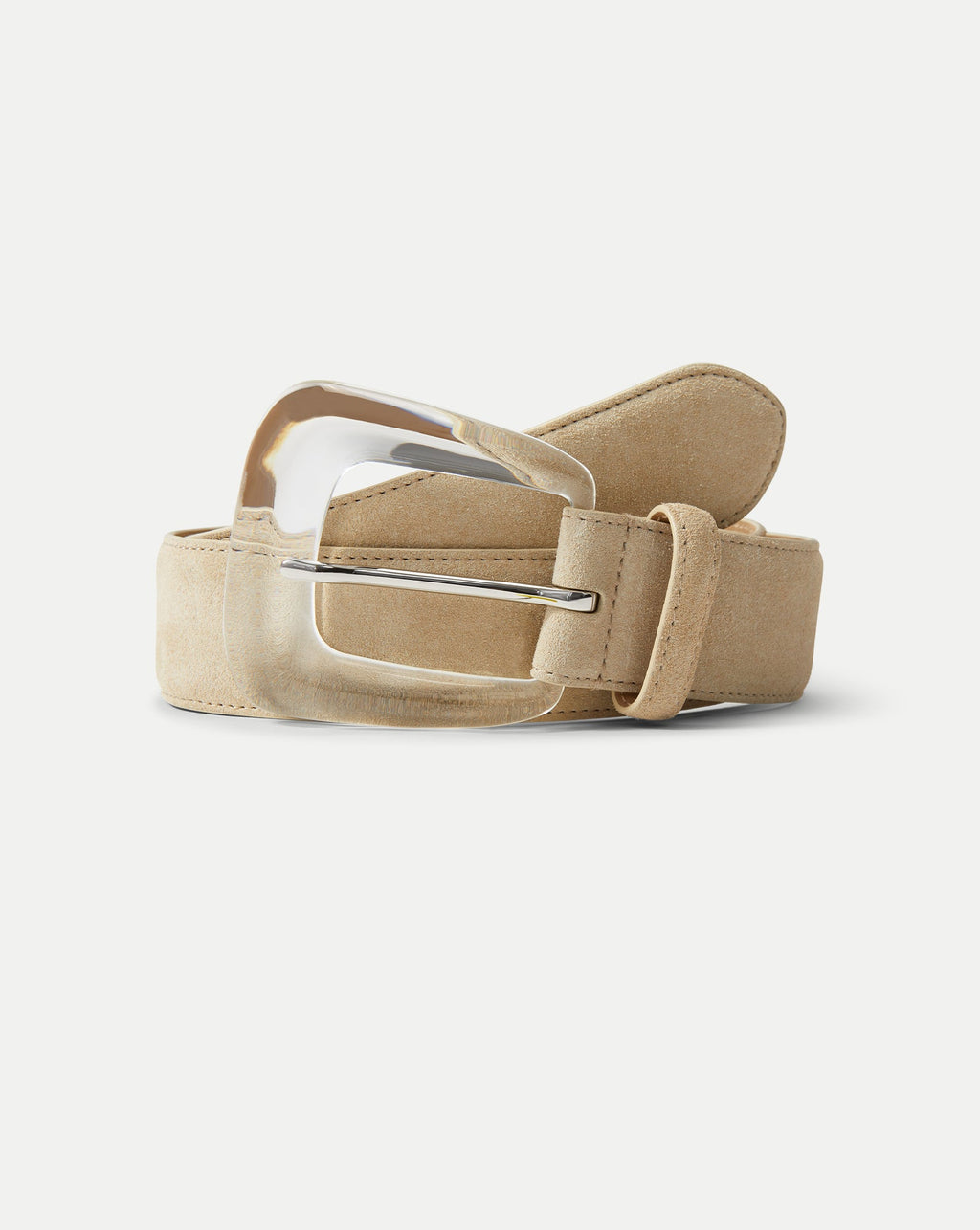 Ceinture en daim à boucle en résine Arch