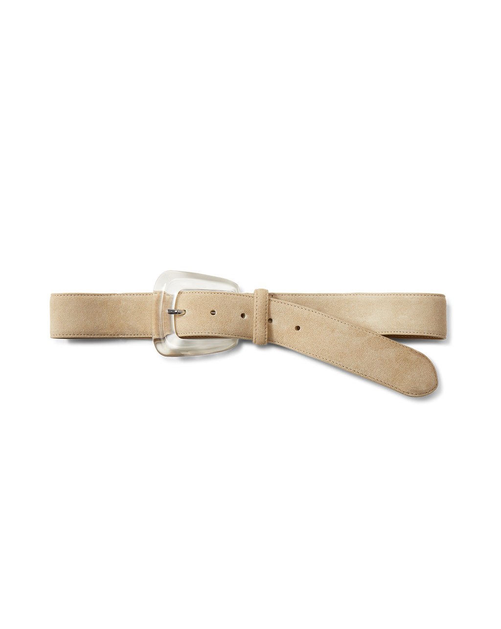 Ceinture en daim à boucle en résine Arch