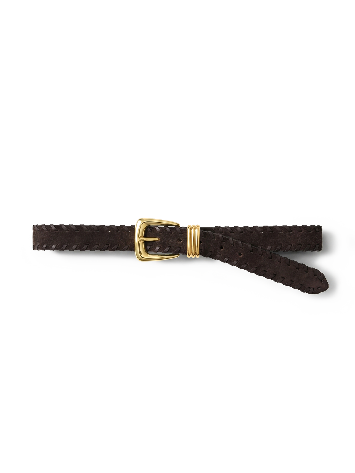 Arch Suede Whipstitch Belt