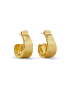 Molten Gold Ribbon Hoop