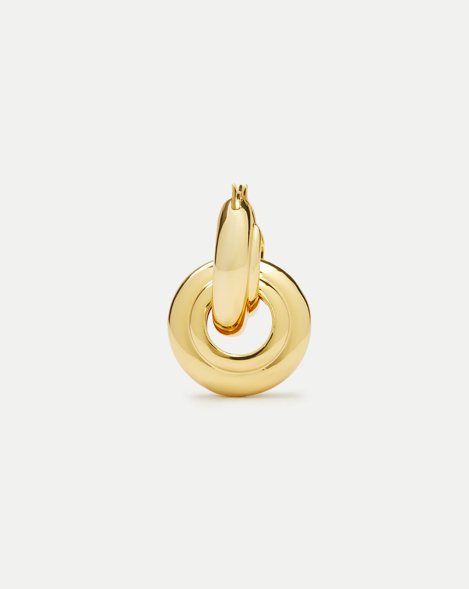 Interlocking Hoop Earrings
