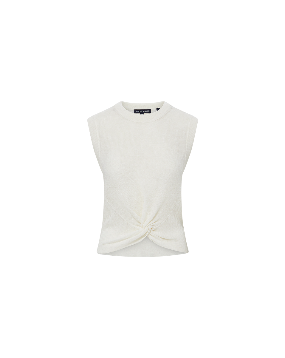 Kellen Twist-Front Sweater