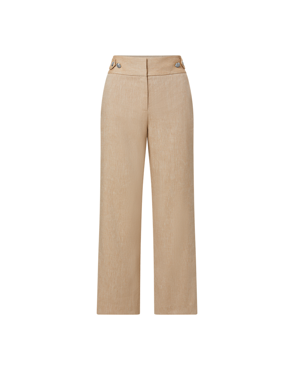 Pantalon Aubrie court à jambe large