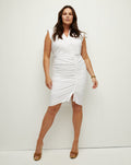 Ruched Shirtdress