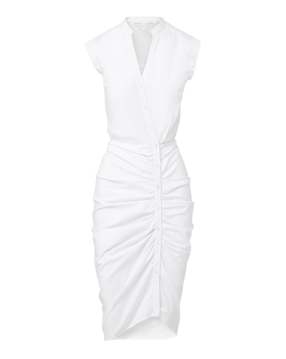 Ruched Shirtdress