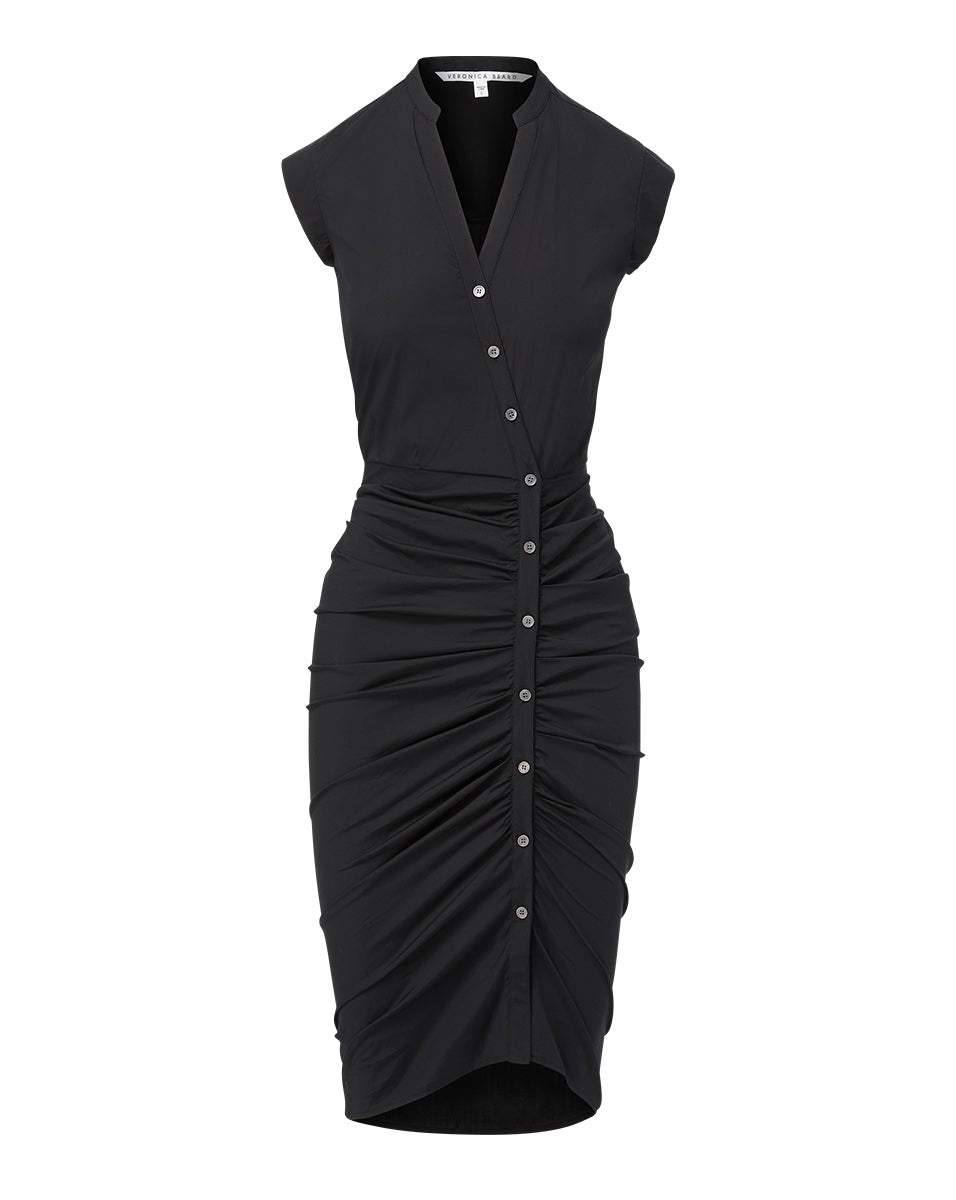 Ruched Shirtdress
