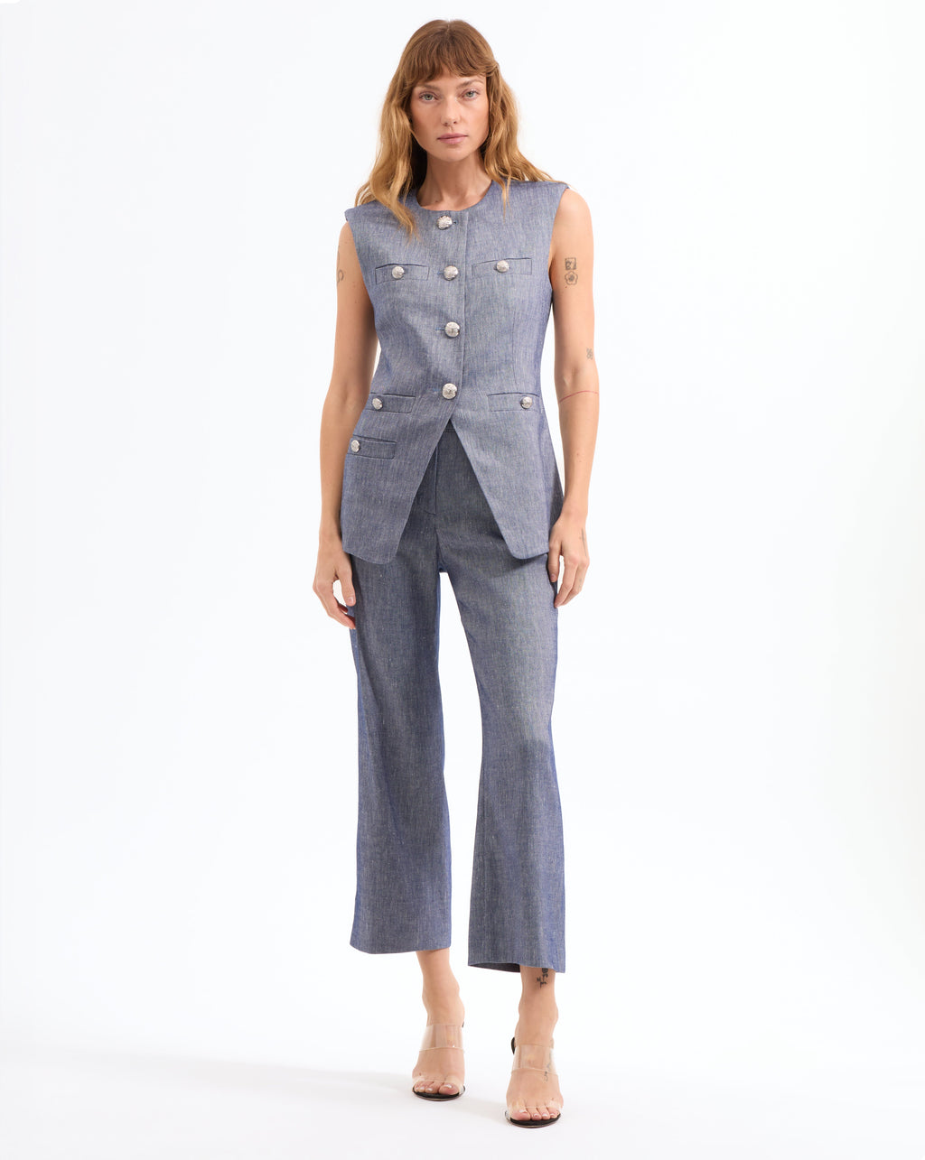 Gilet en lin Tamara