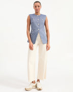 Gilet en lin Tamara
