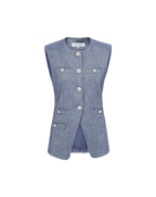 Gilet en lin Tamara