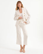 Aubrie Cropped Wide-Leg Pant