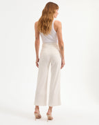 Aubrie Cropped Wide-Leg Pant