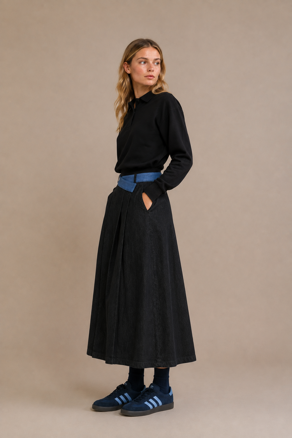 Jewel Wool Ribbed Cardigan (NOT CROPPED)