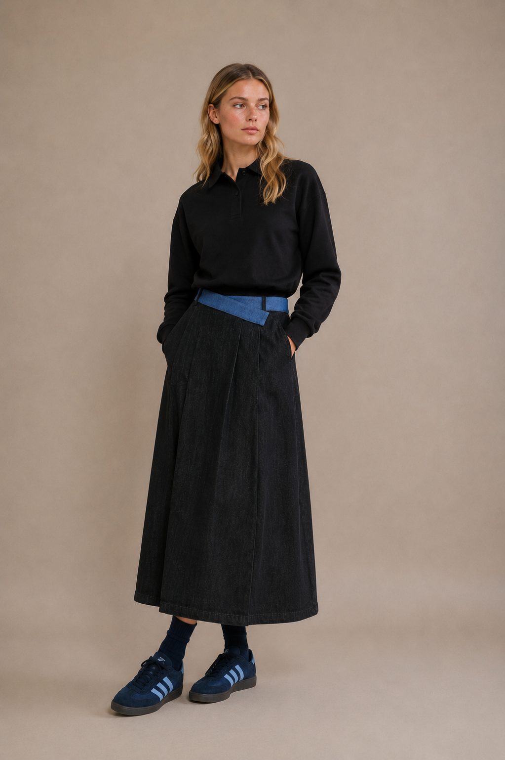 Jewel Wool Ribbed Cardigan (NOT CROPPED)