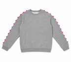 Floral Motif Sweatshirt