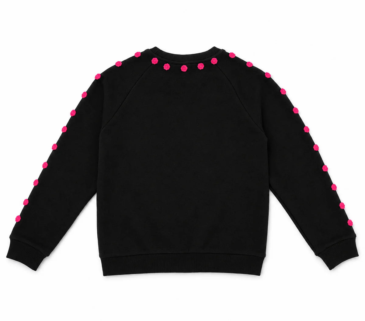 Floral Motif Sweatshirt
