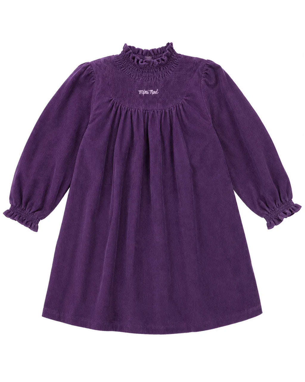 Robe en velours côtelé