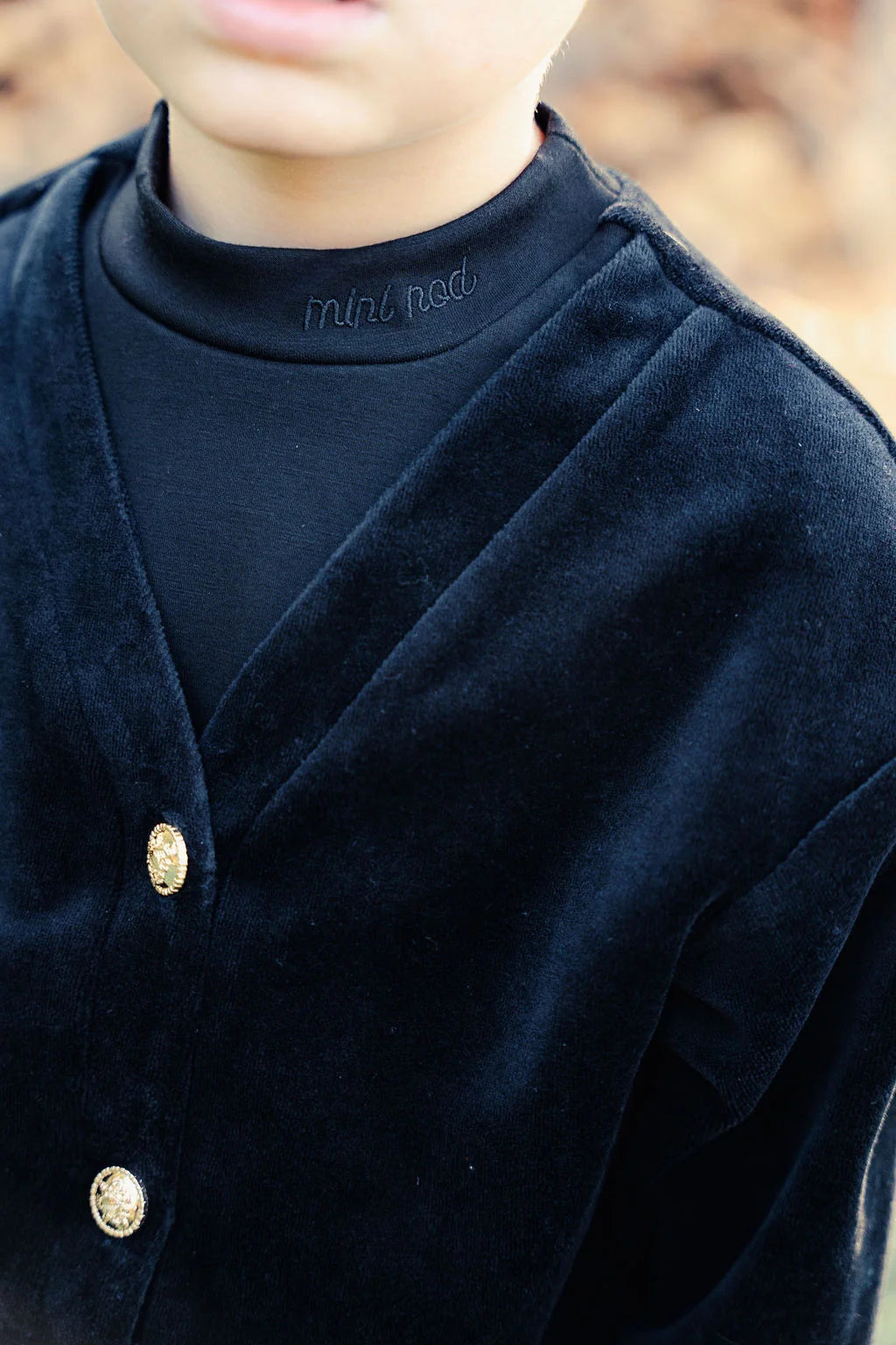 Velour Boys Sweater