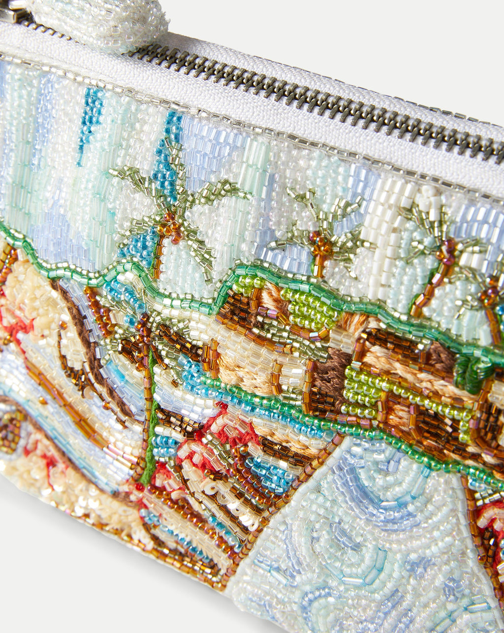 Sac à bandoulière perlé Pauline
