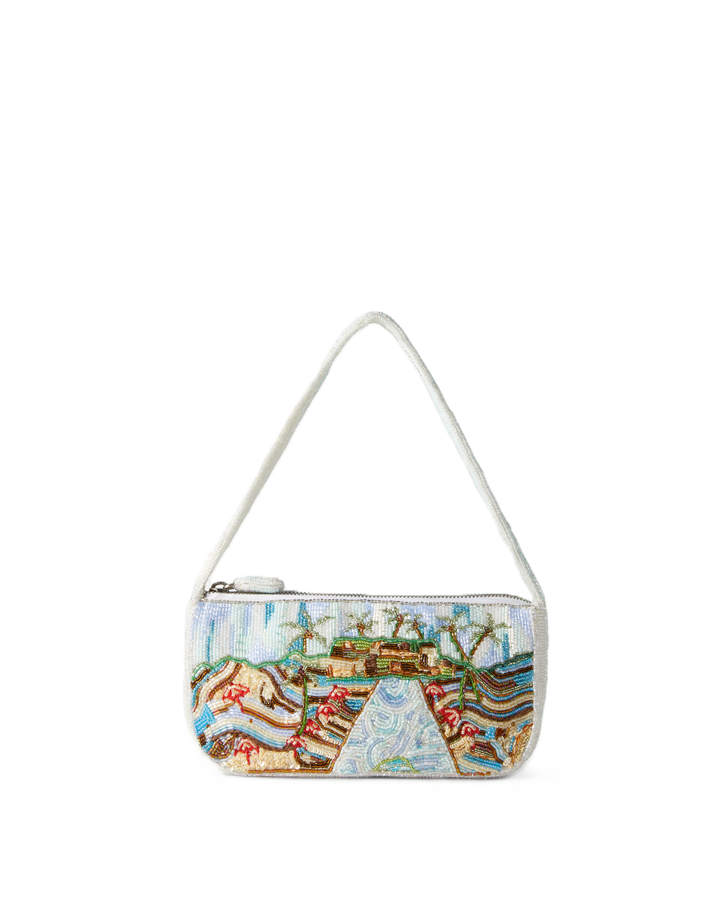 Sac à bandoulière perlé Pauline