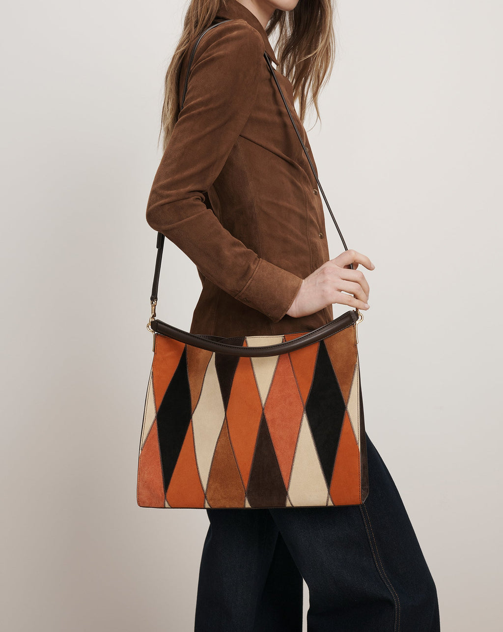 Vida Patchwork Shoulder Bag