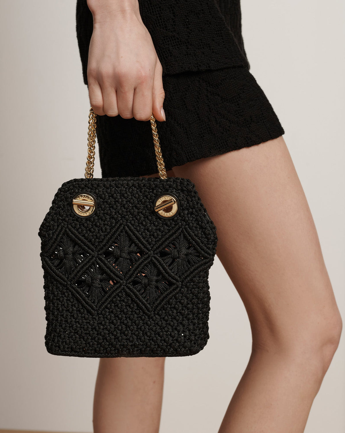 Small Veronica Beard Macram¨¦ Slouch Bag