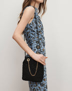 Small Veronica Beard Macram¨¦ Slouch Bag