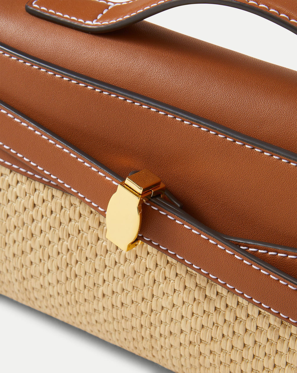 Pochette Veronica Beard Raffia Dash