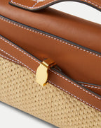 Pochette Veronica Beard Raffia Dash