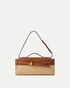 Pochette Veronica Beard Raffia Dash