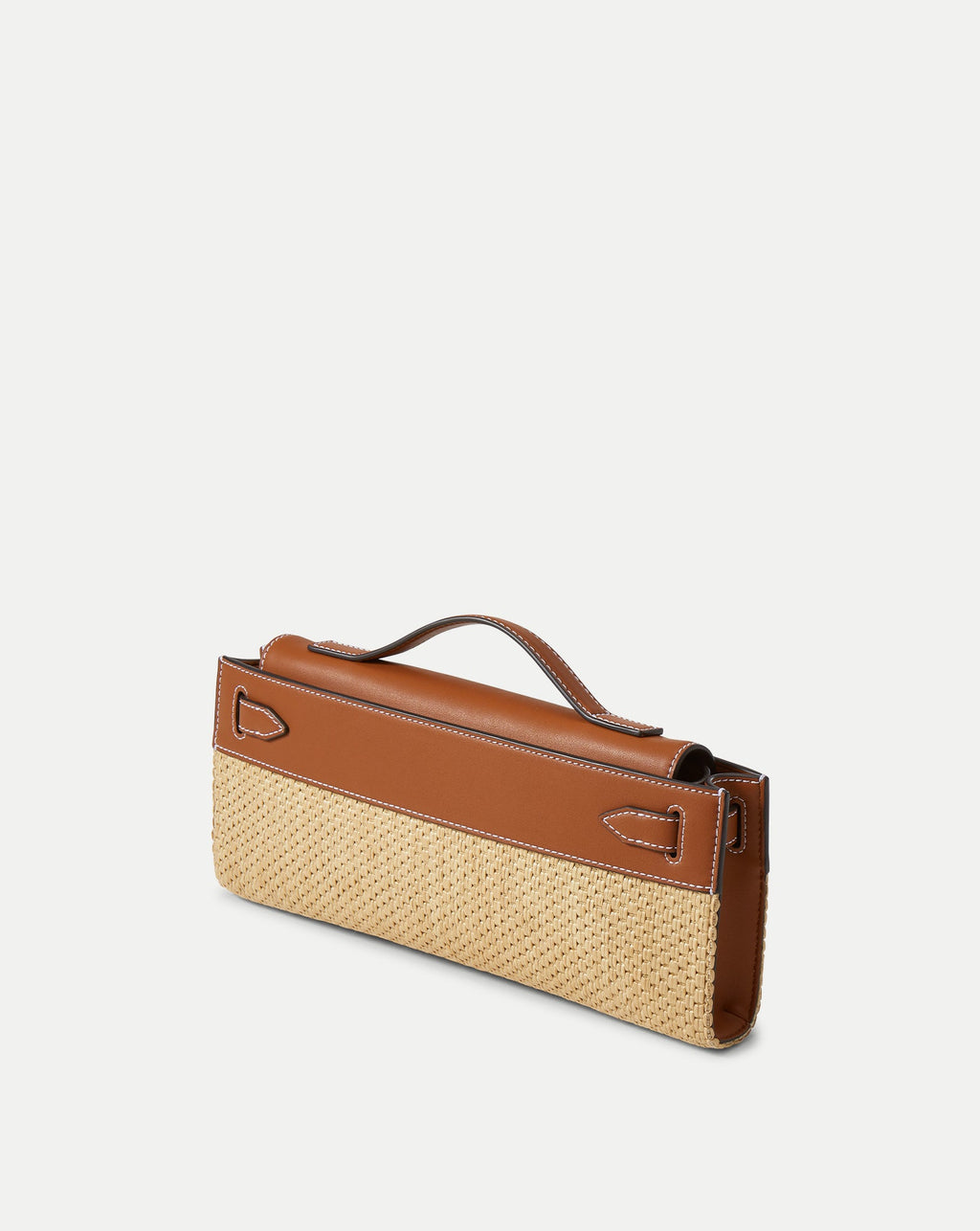 Pochette Veronica Beard Raffia Dash