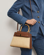 Sac à main Veronica Beard Raffia Dash