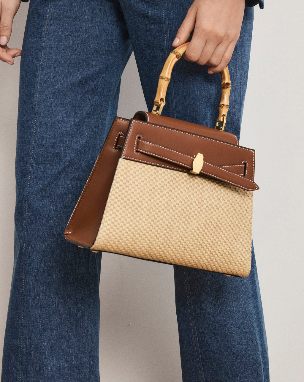 Sac à main Veronica Beard Raffia Dash