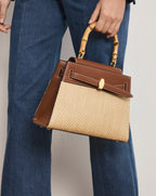 Sac à main Veronica Beard Raffia Dash