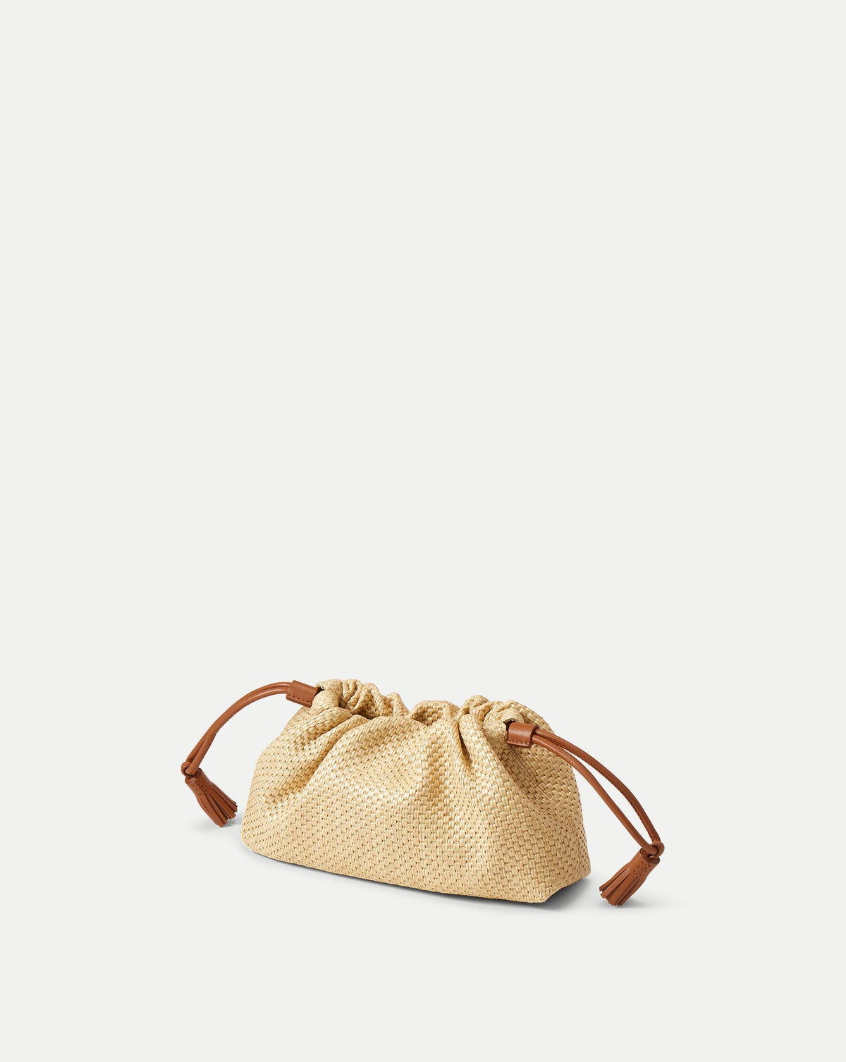 Small Veronica Beard Raffia Stash Bag