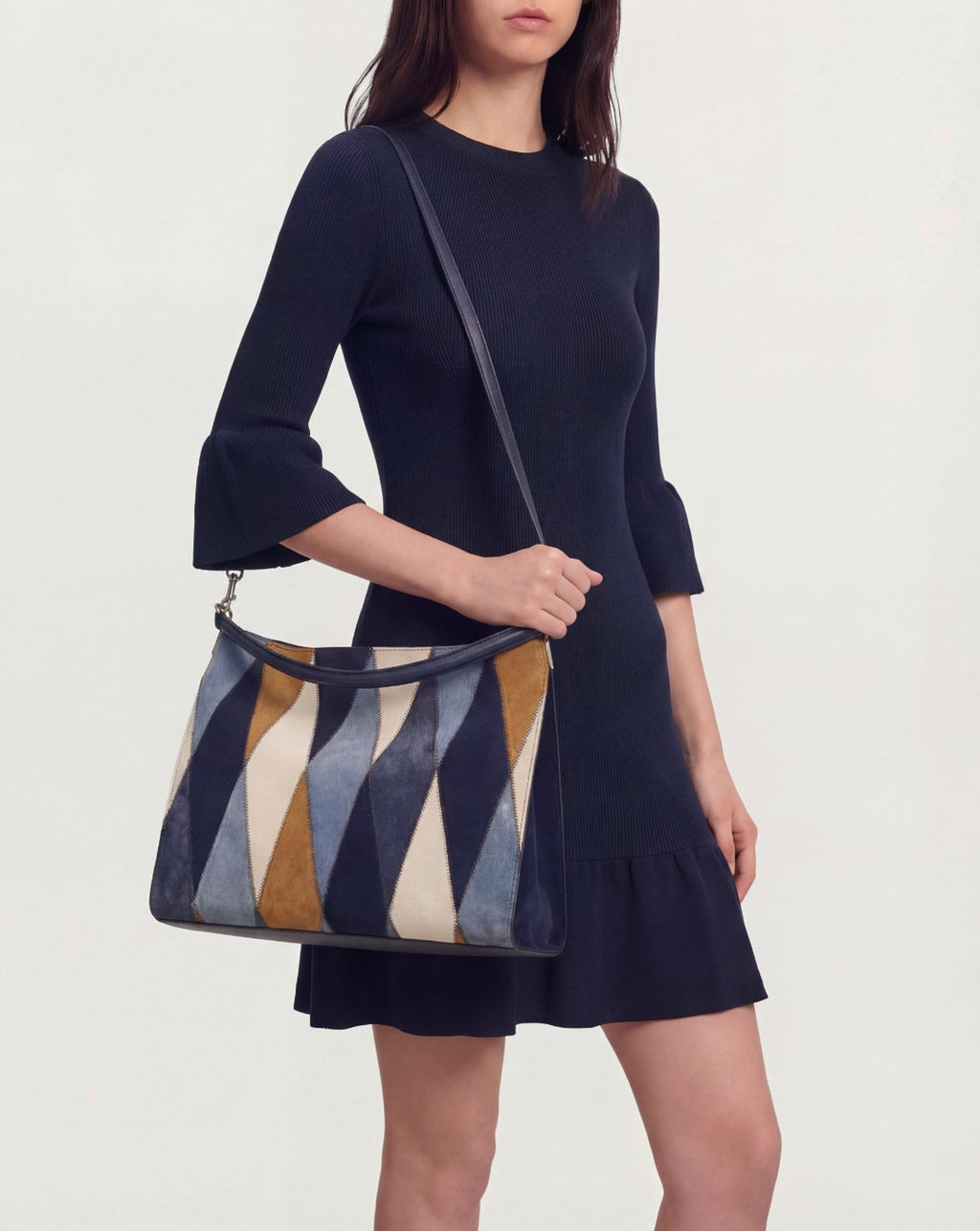 Vida Patchwork Shoulder Bag