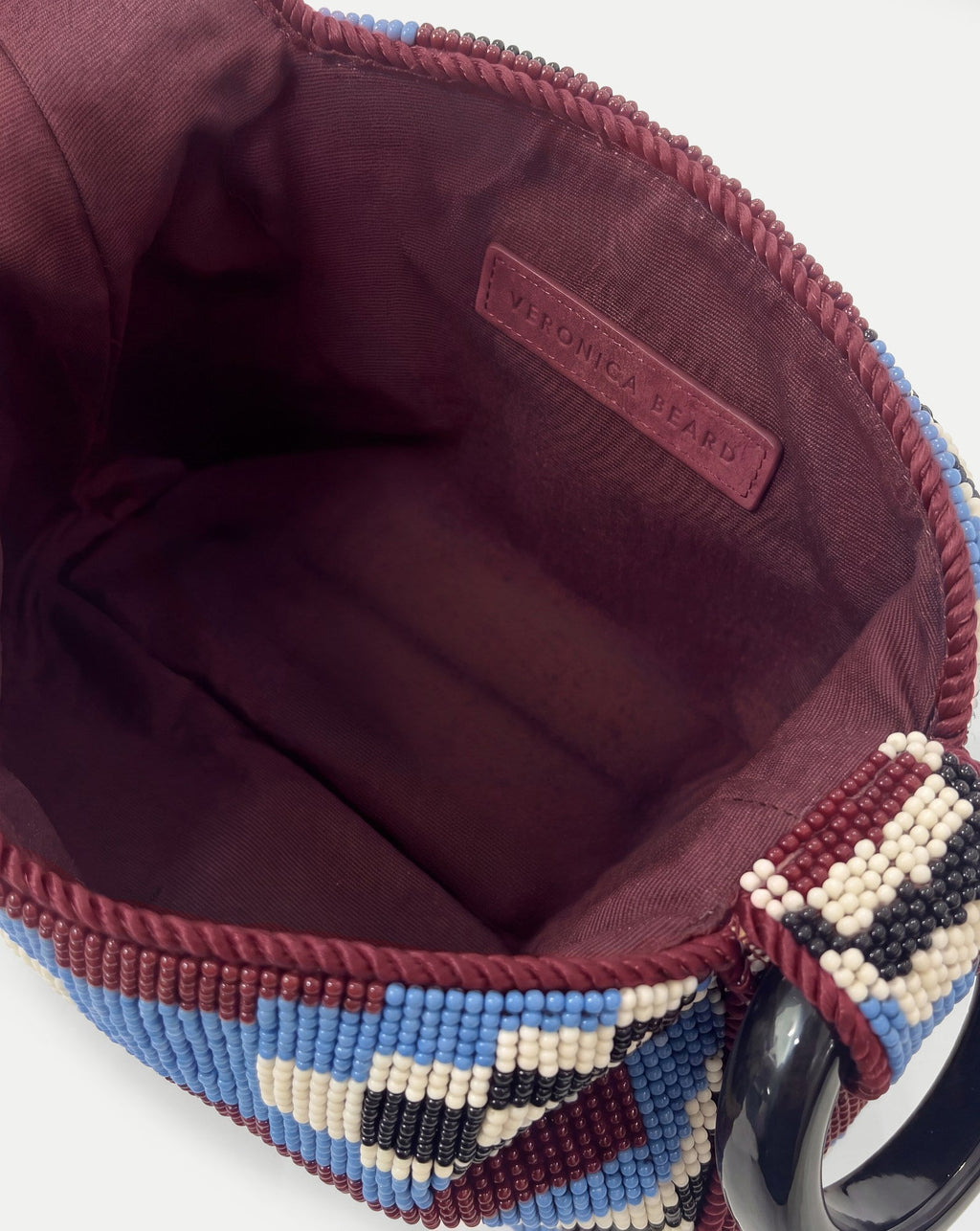 Beaded Veronica Beard Swing Clutch